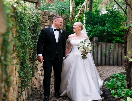 Emma and Joe at The Vineyard