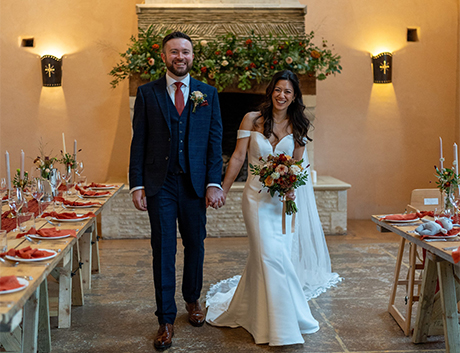 Katy and Ben at Oxleaze Barn